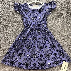 Haunted Mansion Purple Twirl Dress. Size 4T. New with tags.